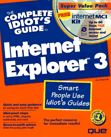 Book cover for The Complete Idiot's Guide to Internet Explorer