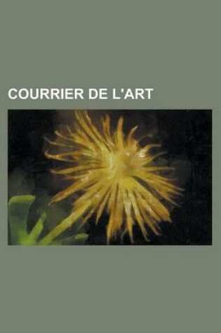 Cover of Courrier de L'Art