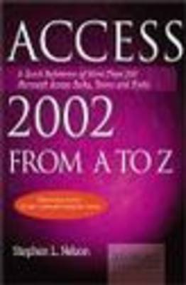 Book cover for Access 2002 from a-Z