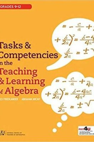 Cover of Tasks and Competencies in the Teaching and Learning of Algebra