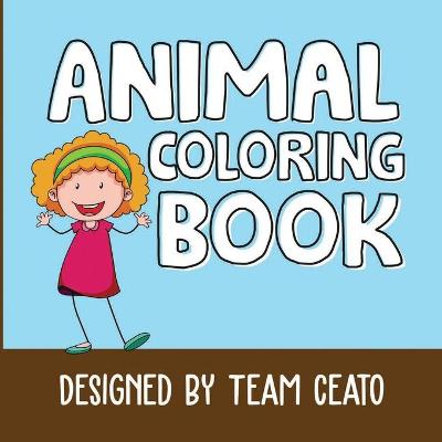 Book cover for Animal Coloring Book