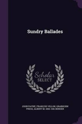 Cover of Sundry Ballades