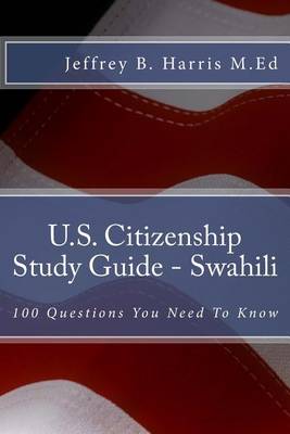 Book cover for U.S. Citizenship Study Guide - Swahili