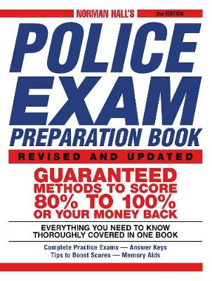 Book cover for Norman Hall's Police Exam Preparation Book