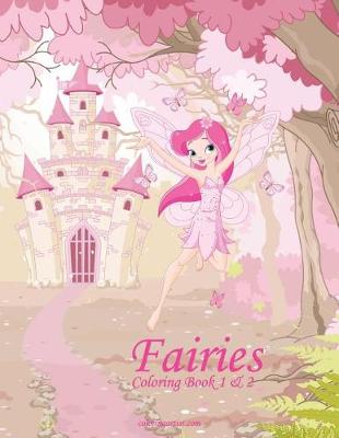 Cover of Fairies Coloring Book 1 & 2