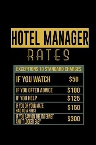 Cover of Hotel manager rates