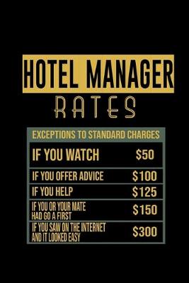 Book cover for Hotel manager rates