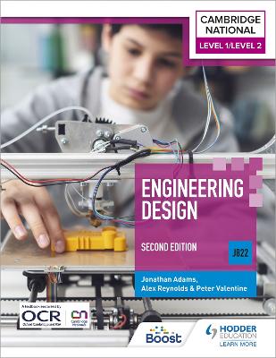 Book cover for Level 1/Level 2 Cambridge National in Engineering Design (J822): Second Edition