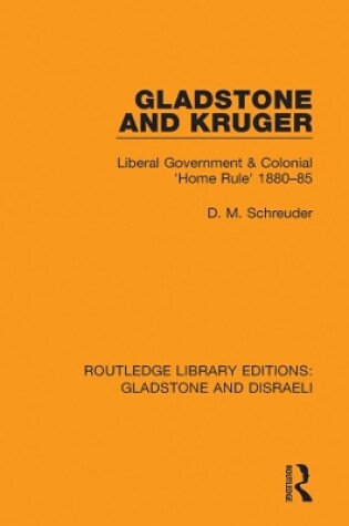 Cover of Gladstone and Kruger