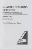 Book cover for Quarter Sessions Records for Family Historians