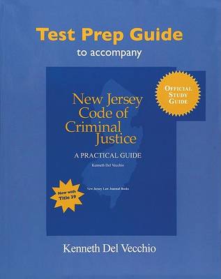 Book cover for Test Prep Guide to Accompany New Jersey Code of Criminal Justice