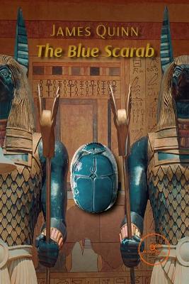 Book cover for THE BLUE SCARAB