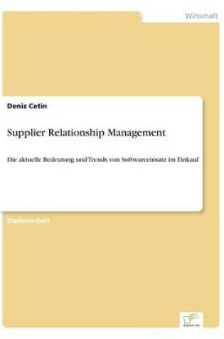 Cover of Supplier Relationship Management