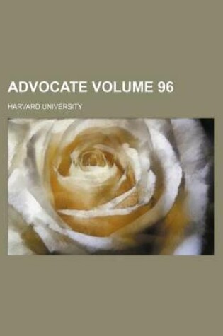 Cover of Advocate Volume 96