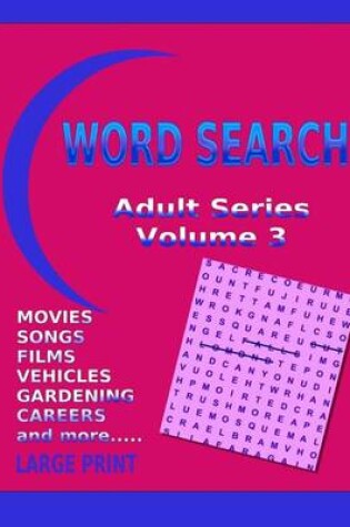 Cover of Word Search Adult Series Volume 3