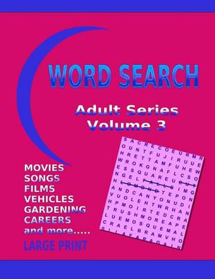 Cover of Word Search Adult Series Volume 3