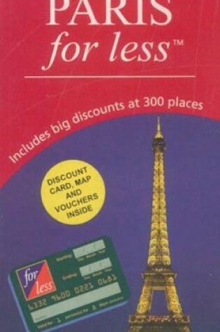 Cover of Paris for Less