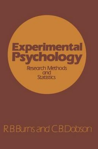 Cover of Experimental Psychology