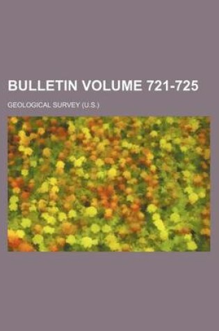 Cover of Bulletin Volume 721-725