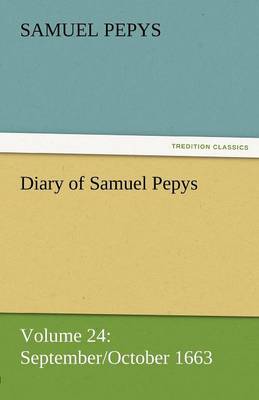 Book cover for Diary of Samuel Pepys - Volume 24