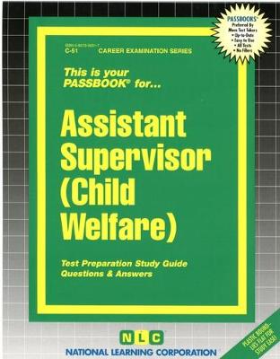 Book cover for Assistant Supervisor (Child Welfare)