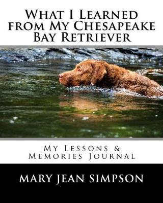 Book cover for What I Learned from My Chesapeake Bay Retriever