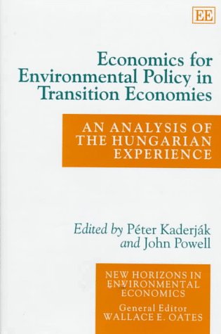 Cover of Economics for Environmental Policy in Transition Economies