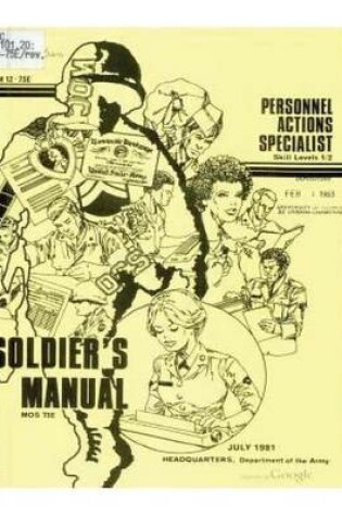 Cover of FM 12-75E Personnel Actions Specialist, by United States Department of the Army