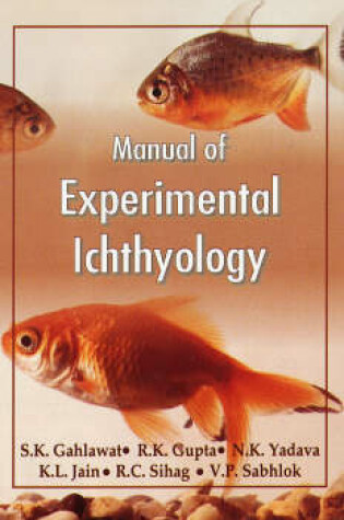 Cover of Manual of Experimental Ichthyology