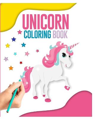 Book cover for Unicorn Coloring Book