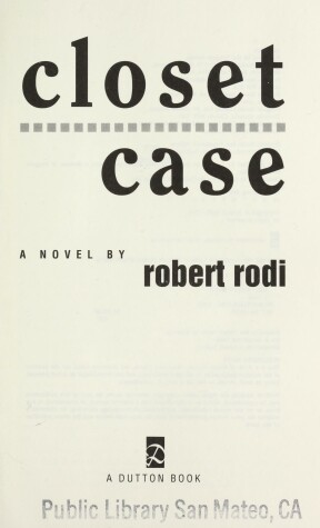 Book cover for Rodi Robert : Closet Case (HB)