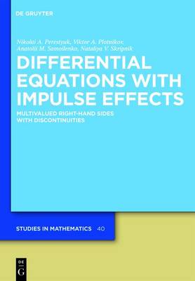 Cover of Differential Equations with Impulse Effects