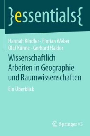 Cover of Wissenschaftlich Arbeiten in Geographie und Raumwissenschaften