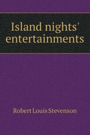 Cover of Island nights' entertainments