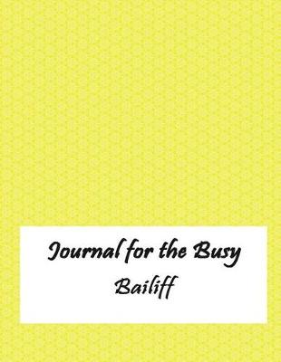 Book cover for Journal for the Busy Bailiff