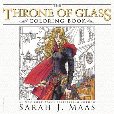 Book cover for The Throne of Glass Coloring Book