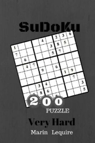 Cover of Sudoku Very Hard 200 Puzzle Game Book