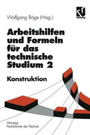 Cover of Arbeitshilfen Und Formeln Fur Das Technische Studium