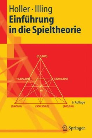 Cover of Einfuhrung in Die Spieltheorie