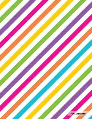 Book cover for Blank Sketchbook - Rainbow Stripes