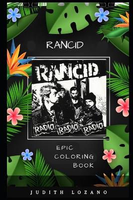 Book cover for Rancid Epic Coloring Book
