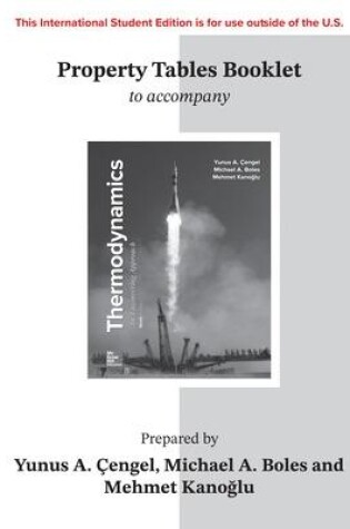 Cover of ISE Property Tables Booklet for Thermodynamics: An Engineering Approach