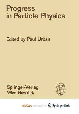 Book cover for Progress in Particle Physics