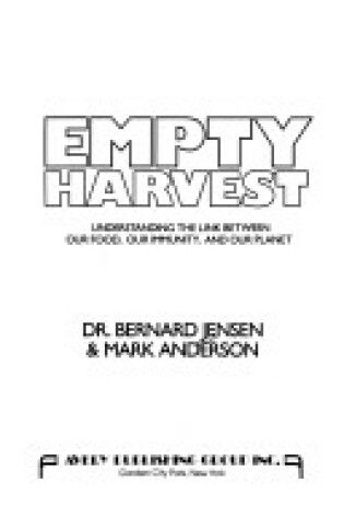 Cover of Empty Harvest