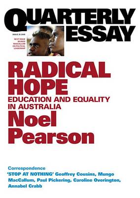 Book cover for Quarterly Essay 35 Radical Hope