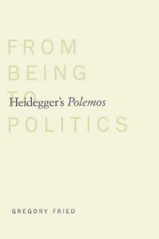 Cover of Heidegger's Polemos