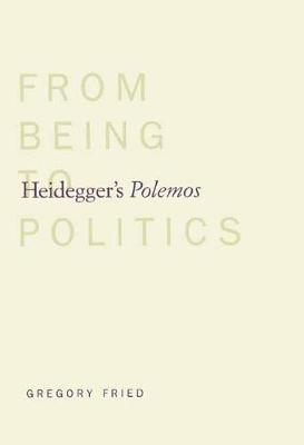 Book cover for Heidegger's Polemos