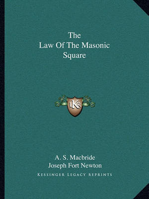 Book cover for The Law of the Masonic Square