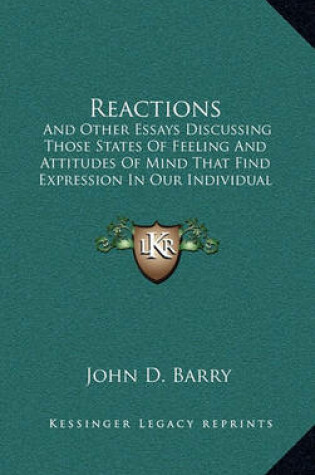 Cover of Reactions