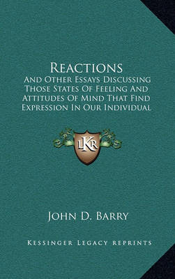 Book cover for Reactions